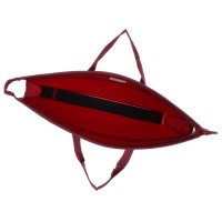 Папка для чертежей и рисунков A3, 420 х 343 х 50 мм, с ручками, пластиковая, молния сверху, 0.9 мм, "Стандарт" ПР 5, плечевой ремень, бордовая