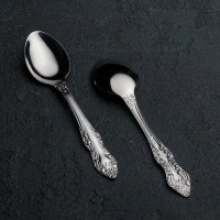 Ложка чайная «Тройка», h=14 см, толщина 1,5 мм