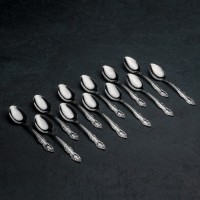 Ложка чайная «Тройка», h=14 см, толщина 1,5 мм