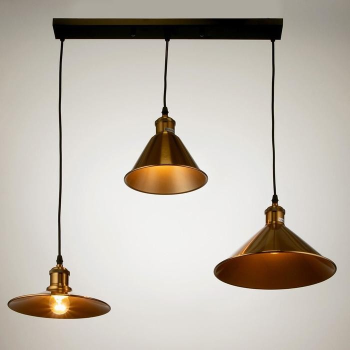 Светильник BayerLux 1241/3 E27 40Вт золото