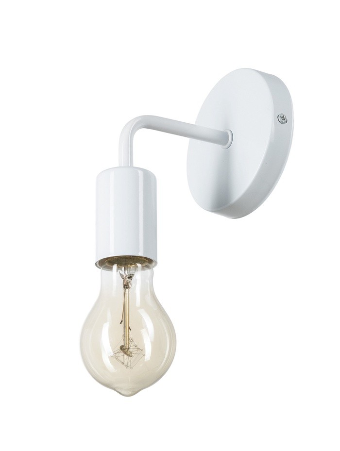 Светильник Бра 2609/1WT, E27, 40 Вт, белый, 10×12×17.5 см