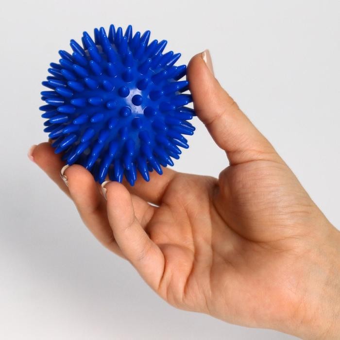 Развивающий массажный мячик «Монстрик», твёрдый, d=8 см, цвет СЮРПРИЗ