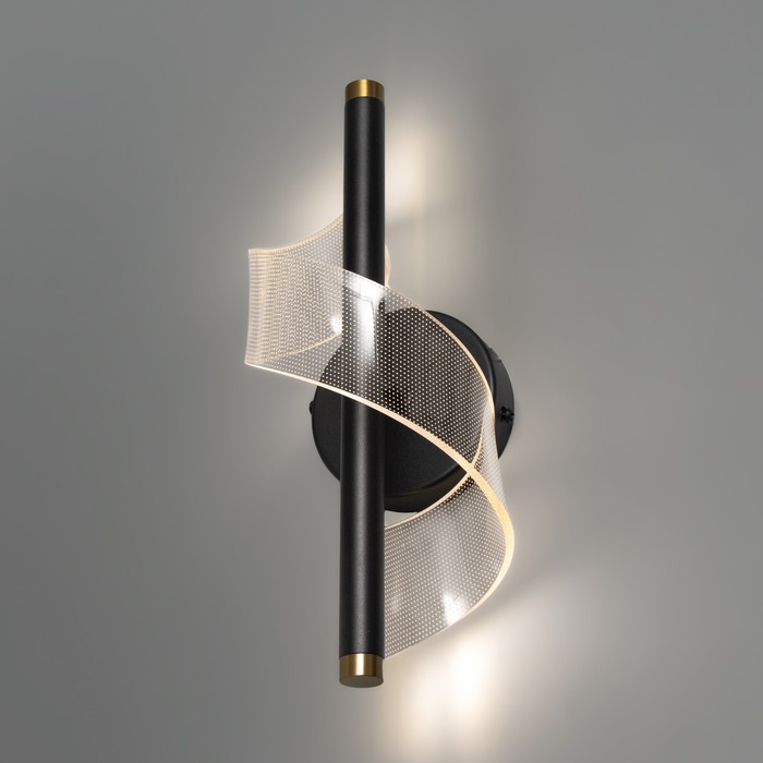 Бра "Спираль" LED 3000К черный 30х13х13см Бра "Спираль" LED 3000К черный 30х13х13см