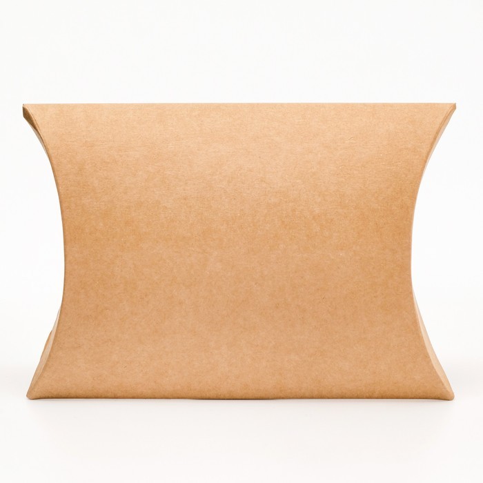 Коробка складная крафт, 19×14×4 см