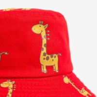 Панама детская MINAKU "Жирафик", р-р 50, цв. красный