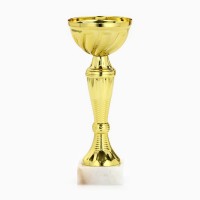 Кубок 162, наградная фигура, золото, подставка камень, 17.8×7×5 см