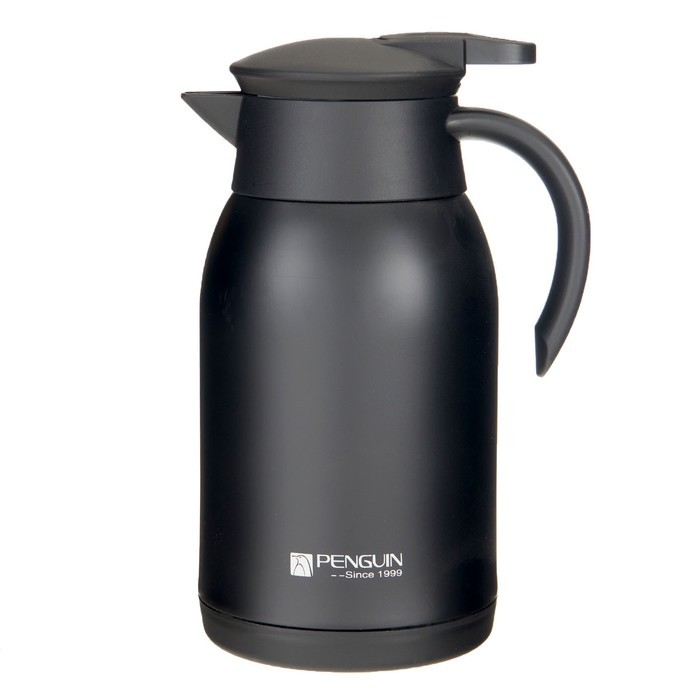 Термос-кофейник TAKE IT EASY «Лавит», 1 л, 12×21 см, сохраняет тепло 20 ч, нержавеющая сталь, чёрный