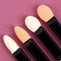 Набор аппликаторов, двусторонние, 5 шт, 5 см, цвет чёрный