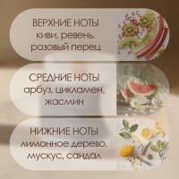 Свеча ароматическая "Hygge" #17 Розовый перец и лимонное дерево, соевый воск, в банке, 90 г