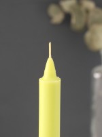 Ароматическая свеча парафиновая хозяйственная, 2×19 см, 55 г, жасмин