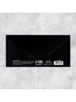 Конверт для денег «С Днем Рождения», тиснение, 16.5×8 см