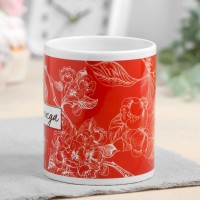 Кружка "Надежда" цветы, 320 мл