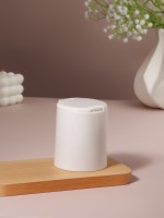 Органайзер для ватных палочек, с крышкой, на кнопке, d=7.5×9.5 см, белый