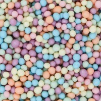 Посыпка кондитерская с мягким центром матовая «Бисер» ассорти цвета, 50 г