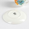 Чайная пара Доляна «Пташка», чашка 280 мл, блюдце d=15 см