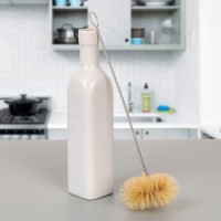 Ёршик для банок Доляна, 25.5×5.5 см, натуральная щетина