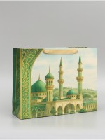 Пакет подарочный, упаковка на Рамадан «Священный праздник», L 31×40×11.5 см