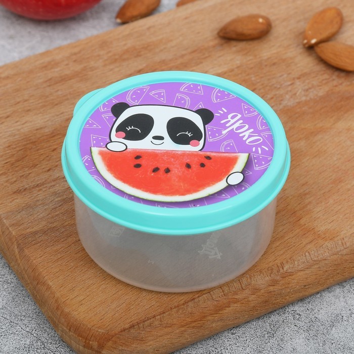 Ланч-бокс круглый «Ярко», 500 мл