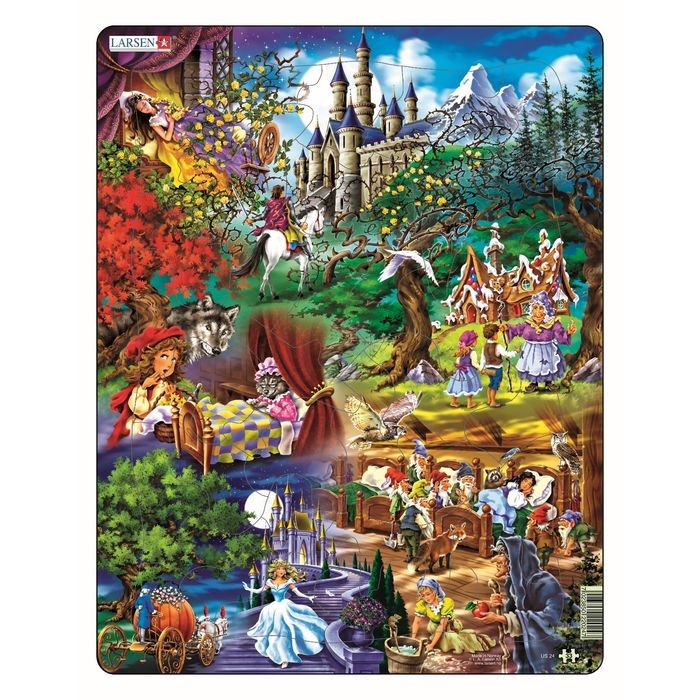 Пазл «Сказки Братьев Гримм», 33 детали (US24)