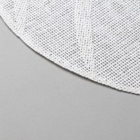 Салфетка сервировочная Доляна "Листочки", цв.белый, 30*45 см