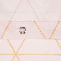 Штора для ванной водоотталкивающая Этель «Beauty», 145×180 см, цвет розовый, ткань оксфорд, 210гр/м2