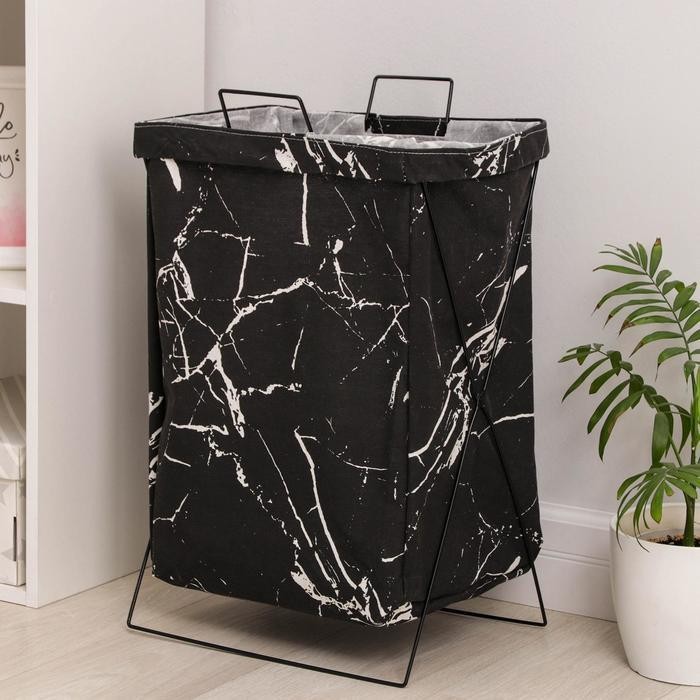 Корзина универсальная «Монро», 40×26×50 см, цвет белый