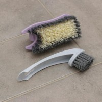 Щётка утюжок для уборки двойная Доляна «Трансформер», 2 шт. пластик, жёсткая щетина, 15.5×5.5 см, МИКС