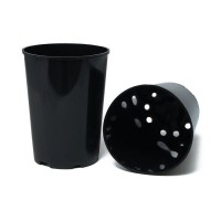 Горшок для рассады, 2 л, 14 × 14 × 18 см, для роз, чёрный, Greengo