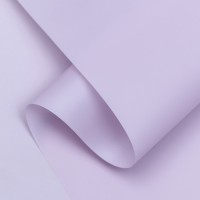 Пленка матовая для цветов и букетов, PASTEL, Лаванда 0.59×7 м 180 г