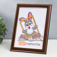 Фоторамка пластик 21х30 см  бук (287)