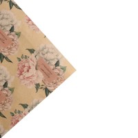 Бумага упаковочная крафтовая «Упаковано с любовью», 50 х 70 см