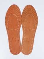 Стельки для обуви, универсальные, р-р RU до 45 (р-р Пр-ля до 45), 28.5 см, пара, коричневые