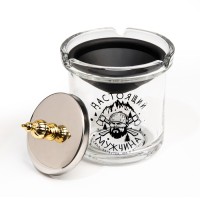 Пепельница для дома бездымная «Настоящий мужчина», для сигарет и стиков, 9.7×12.5 см