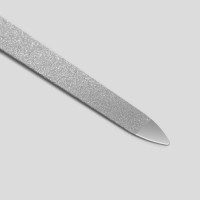 Пилка металлическая для ногтей, 15 см, цвет золотистый