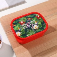 Ланч-бокс «Приятного аппетита», прямоугольный, 500 мл