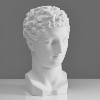 Гипсовая фигура голова Гермеса, 22 х 27 х 46 см