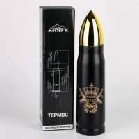 Термос пуля King, 450 мл, 28×7 см