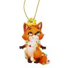 Ёлочная игрушка - подвеска деревянная «Новый год! Лисичка»