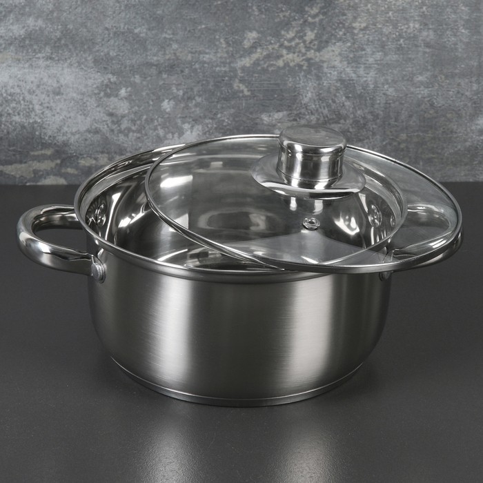 Набор кастрюль Доляна «Гретте», 3 предмета: 1,6 л, 2,3 л, 3,2 л