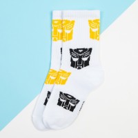 Носки для мальчика Transformers, 14-16 см, цвет белый