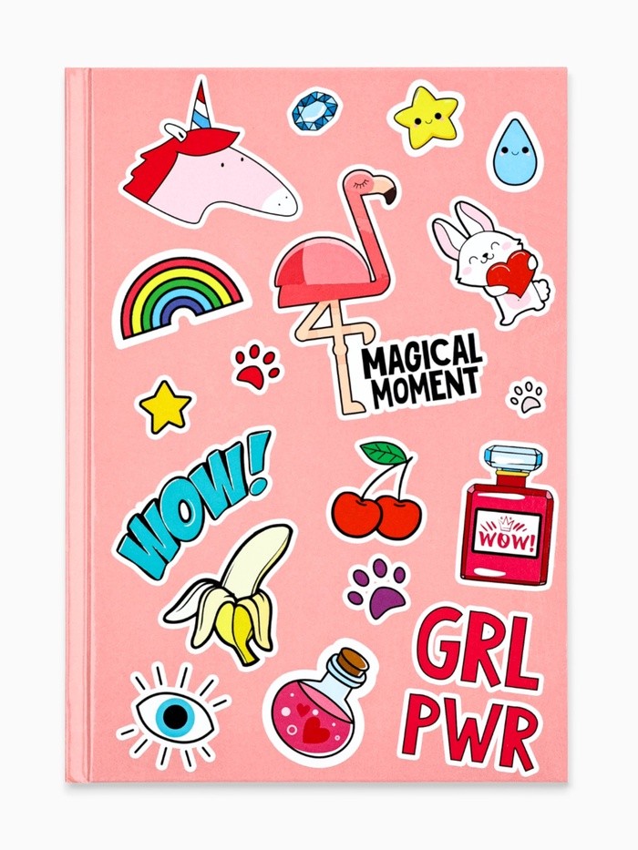 Ежедневник А5, 80 листов в твердой обложке, GRL RWR