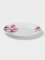 Тарелка пирожковая Доляна «Сакура», d=17.5 см, керамика, белая