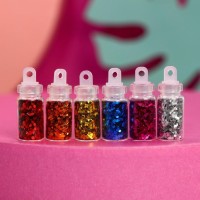 Крупные блёстки для декора ногтей «Сияй, мечтай!», 12 цветов