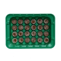 Мини-парник для рассады: кокосовая таблетка d = 3 см, 24 шт., jiffy