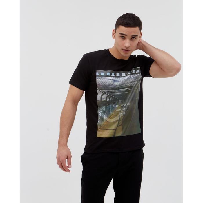 Футболка KAFTAN «Тоннель», цвет чёрный, размер 46