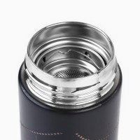 Термос новогодний MODE FORREST «Игрушки», 500 мл, черный