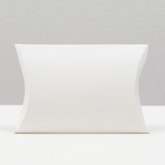 Коробка складная, белая, 11×8×2 см