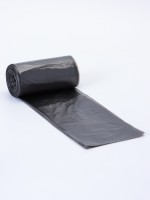 Мешки для мусора в рулоне 60 л, черные, ПНД, 9 мкм, 50 шт.