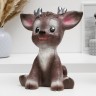 Копилка для денег «Радостный олененок», гипс, коричневый, 24 см