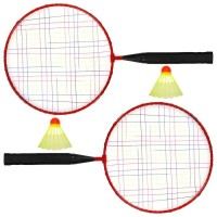 Набор для бадминтона: 2 ракетки + волан, цвета микс